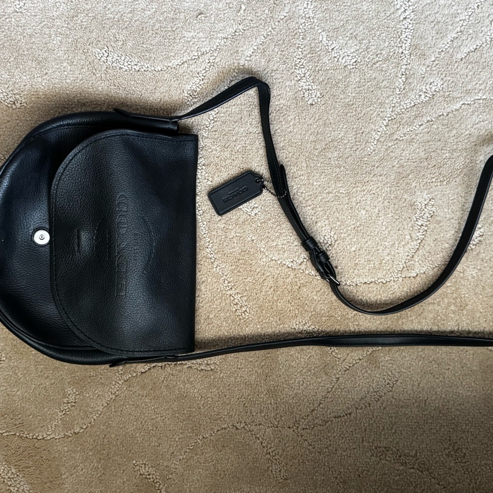 Coach Black Leather Bag - Picture 3 of 4